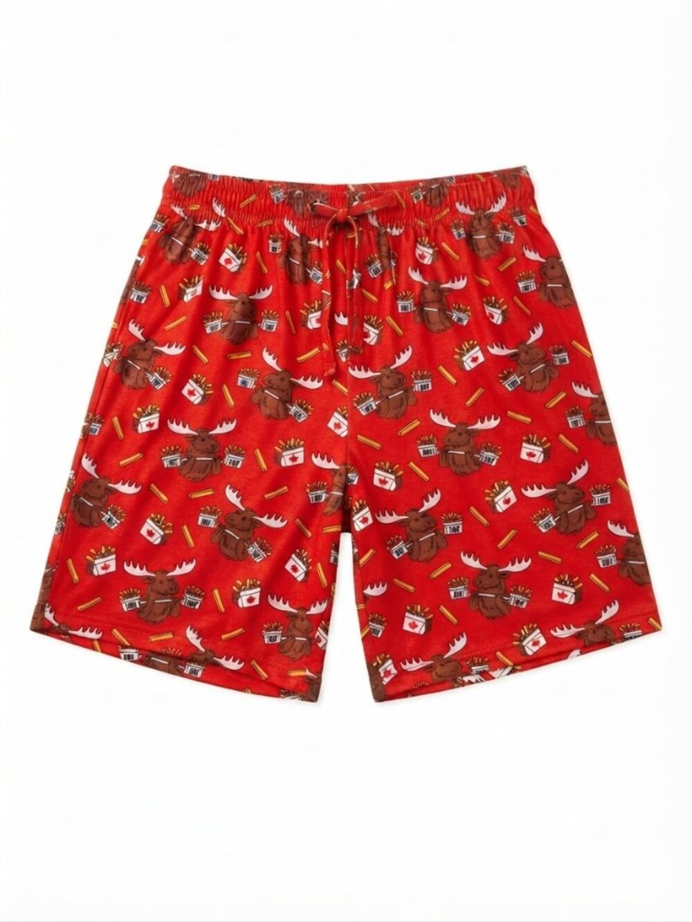 Locals Only - "Poutine Power" Canadian Lounge Shorts Sleepwear - Medium